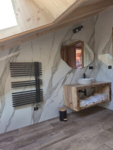 Salle de bain Gîtes aux Mélèzes de Xavier