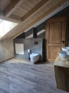 Salle de bain Gîtes aux Mélèzes de Xavier